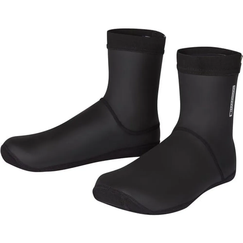 uPRISE Bikes Madison Flux Open Sole Waterproof Overshoes - Black | Price match, 365 day return s, 18-Month Warranty, Finance Available & Free UK Delivery